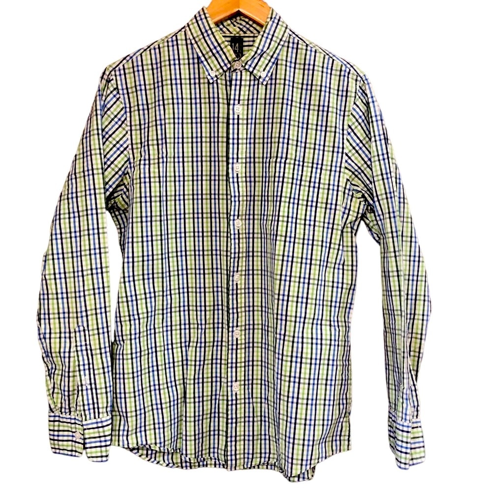 14th & Union Long Sleeve Shirt Men’s Athletic Fit Size S